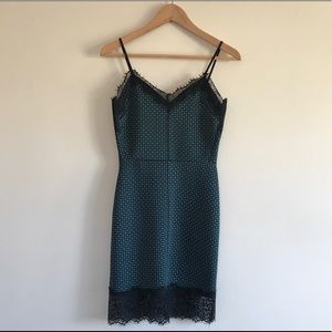 Zara Lace Trim Slip Dress Size S